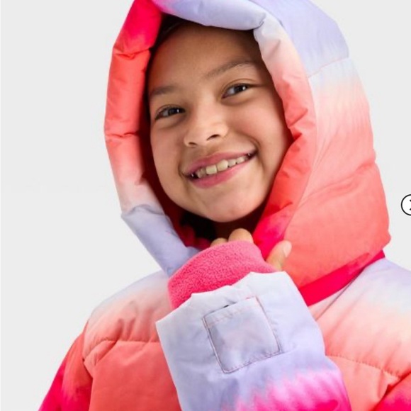 Girls' Puffer Jacket - All In Motion - Picture 3 of 4